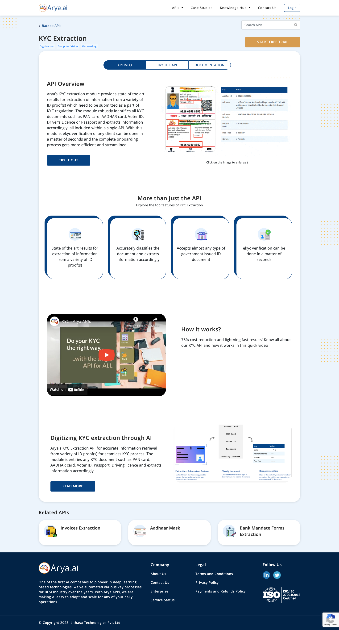 API View Page